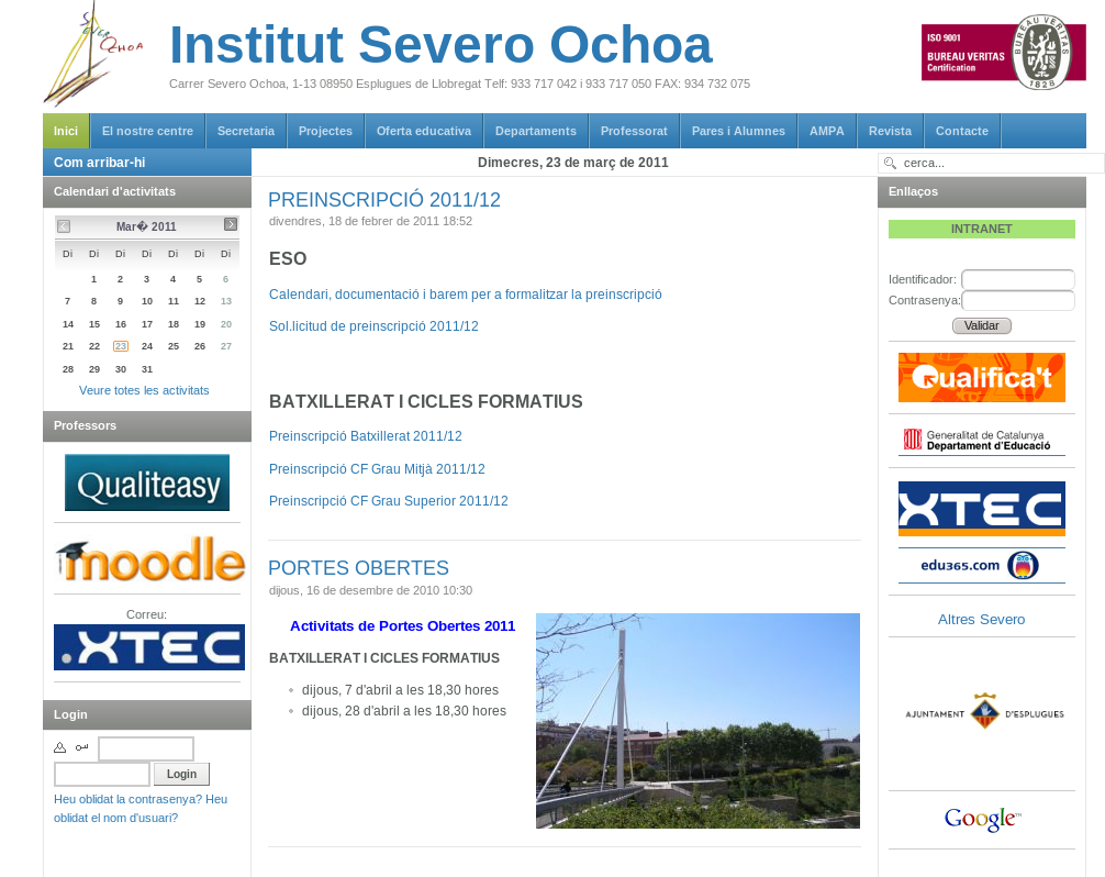 Web IES Severo Ochoa Home Web Joomla IES Severo Ochoa