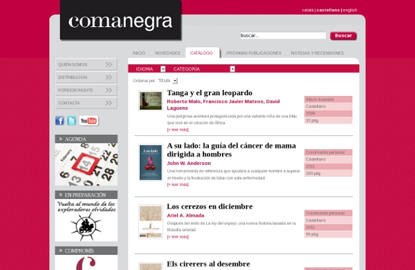 Web Joomla Comanegra catálogo