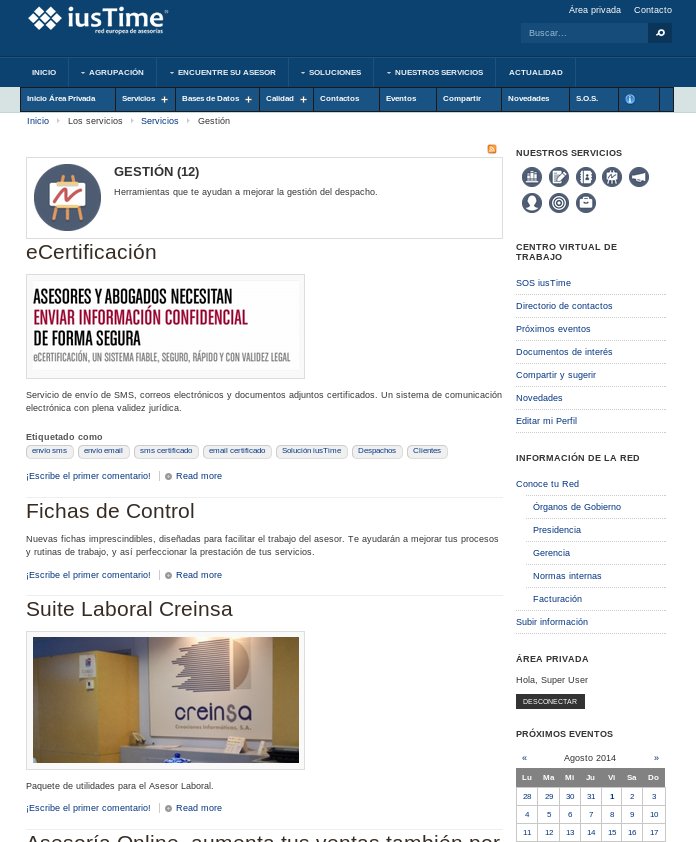 intranet joomla asesorias iustime