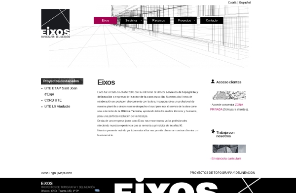 Web Eixos Home